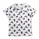 Short sleeves G dog kids boys summer team polo shirt