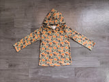 Long sleeves T camo kids boys team hoodie