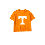 Short sleeves orange T kids boys team shirt