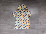 Short sleeves camo rabbit kids boys Easter hoodie