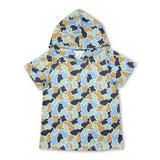 Short sleeves camo rabbit kids boys Easter hoodie