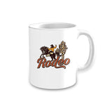 Leopard cactus rodeo western mug