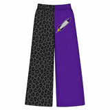 MOQ 5 pcs leopard purple rocket adult women team pants