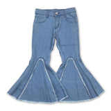 Girl Blue Bell Bottom denim pants