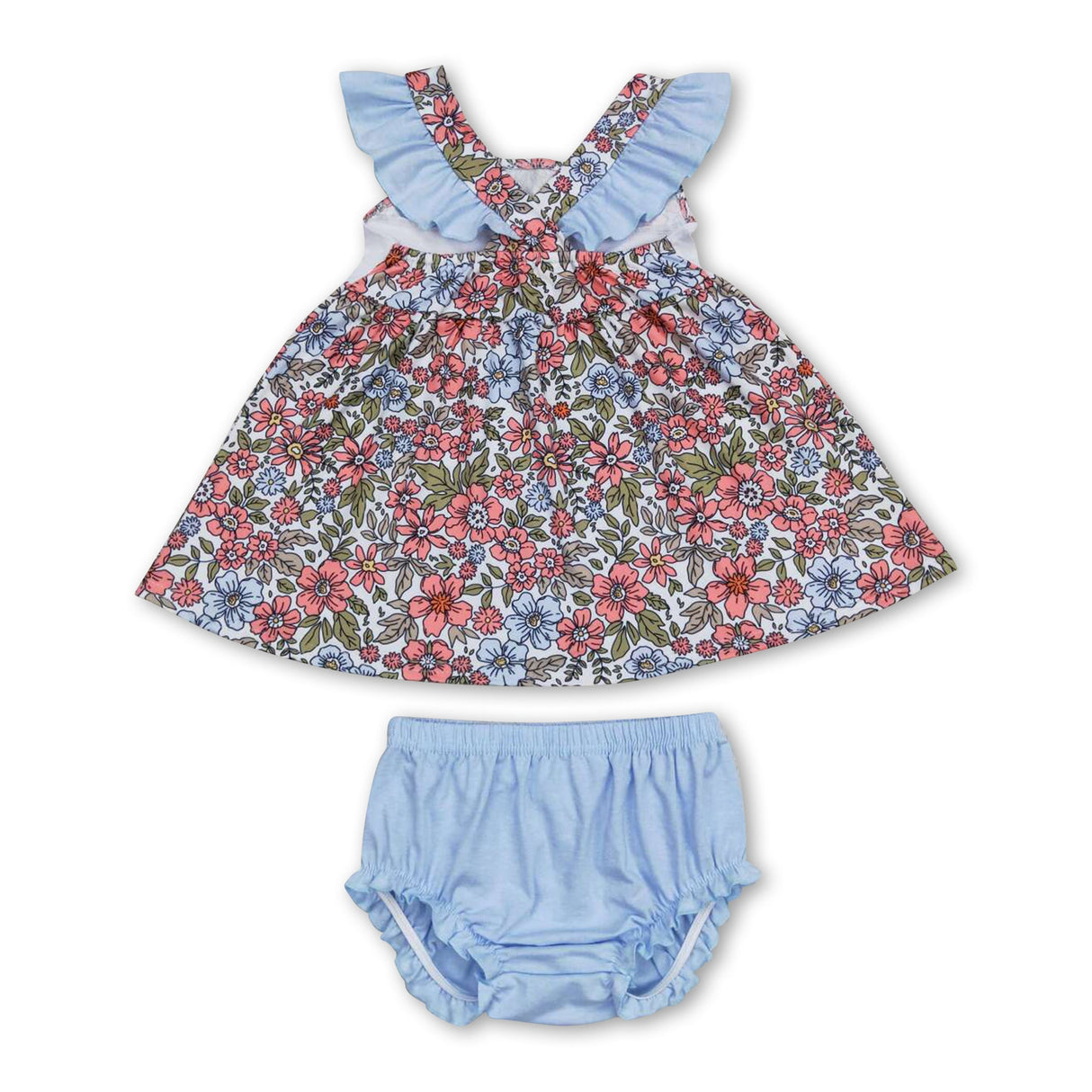 I love DADDY floral tunic bummies girls clothes