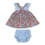 I love DADDY floral tunic bummies girls clothes