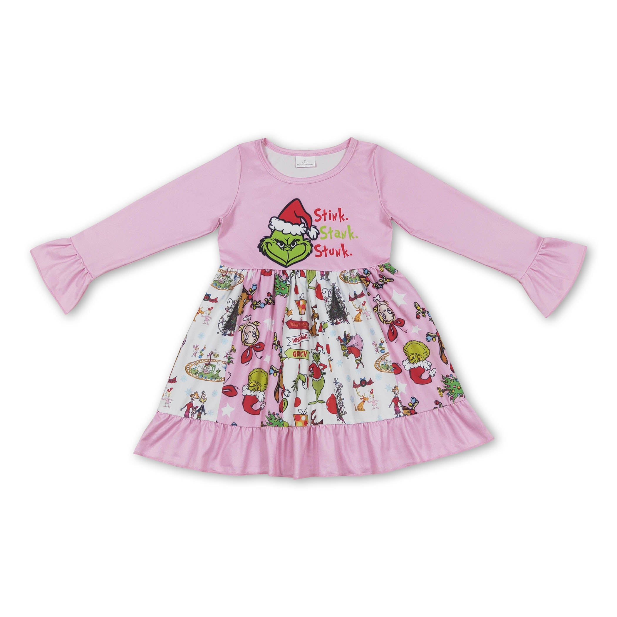 Ruffle girl christmas on sale outfits