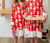 Christmas tree snowman candy cane girls night dress
