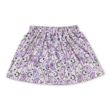 Ghost moon star baby girls Halloween skirt