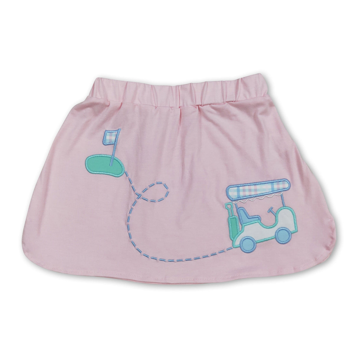 Pink golf kids girls summer skirt