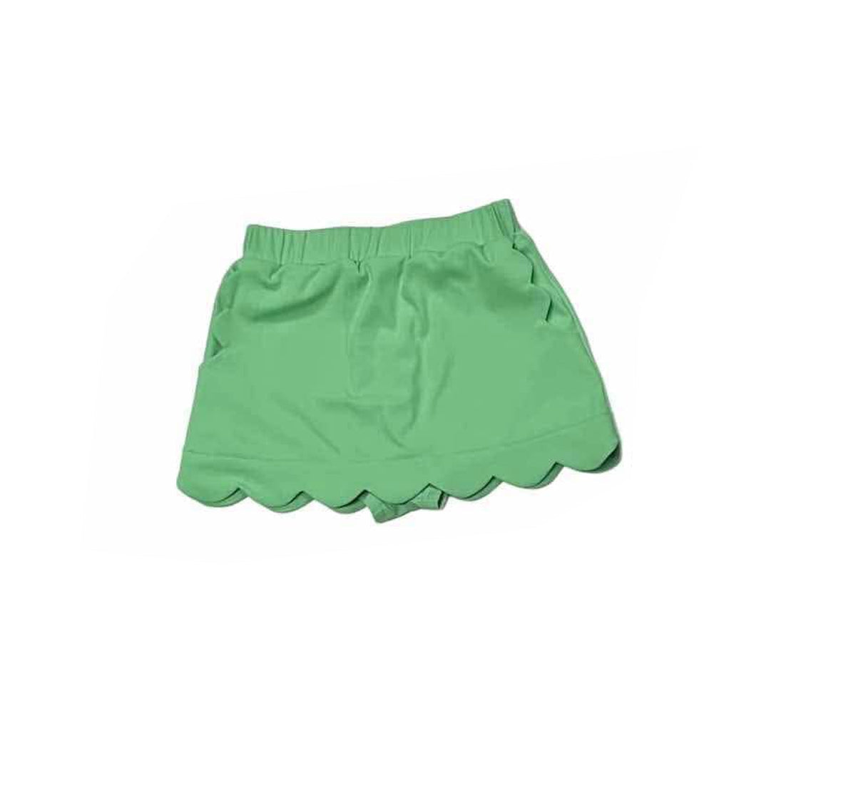 Light green pockets kids girls summer activewear skirt