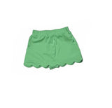 Light green pockets kids girls summer activewear skirt