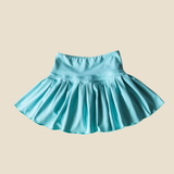 Aqua high waist kids girls summer activewear skorts