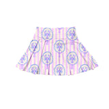 Crawfish bow kids girls summer activewear pleated skorts