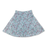 High waist light green duck dog camo adult women activewear skirt