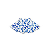 Blue bow football go team kids girls activewear skirt