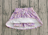 Purple green yellow ice cream sprinkle girls Mardi Gras skirt