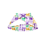 purple yellow green bows kids girls activewear skirt
