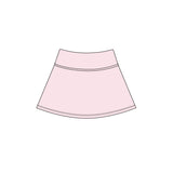 Pink high waist kids girls active yoga skirt