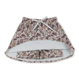 Khaki camo adult women summer activewear skirt