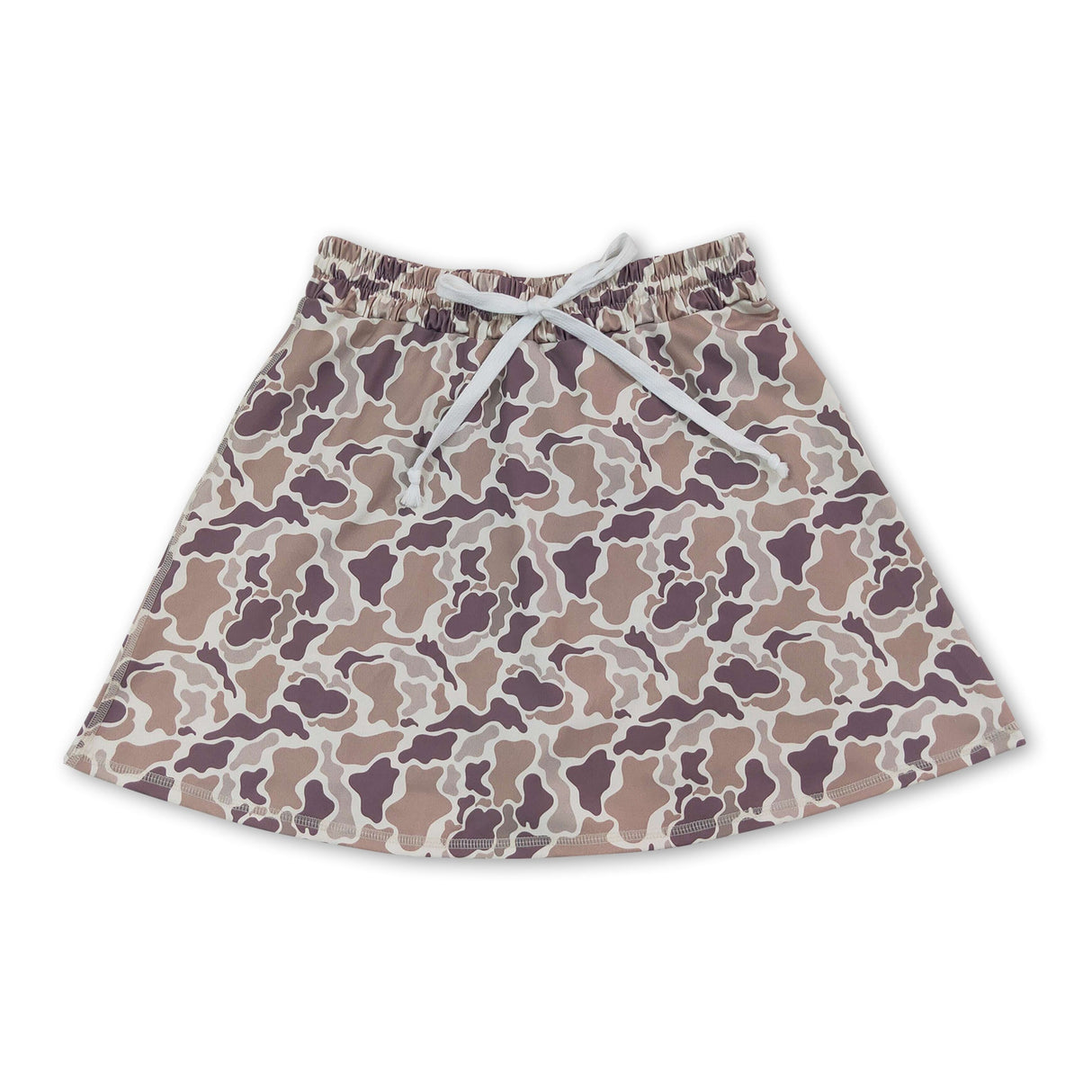 Khaki camo adult women summer activewear skirt