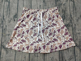 Khaki camo adult women summer activewear skirt