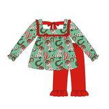 Christmas boots cactus tunic pants western girls clothes