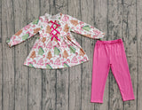 Christmas tree cake candy cane tunic leggings girls clothes