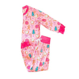Candy cane gingerbread Christmas tree girls pajamas