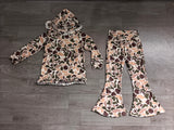 Long sleeves hunting camo hoodie pants girls outfits