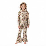 Long sleeves hunting camo hoodie pants girls outfits