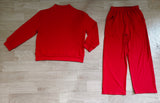 Long sleeves maroon cotton top pants adult women outfits