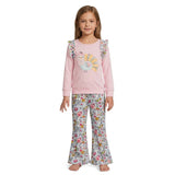 Turkey embroidery floral girls Thanksgiving day outfits
