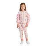 Gingerbread bow hoodie pants girls Christmas outfits
