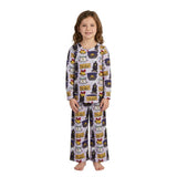 Long sleeves ring train kids girls Christmas outfits