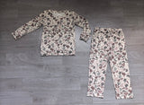 Long sleeves hunting camo top pockets pants kids outfits