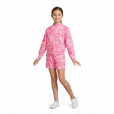Pink camo top shorts kids girls outfits