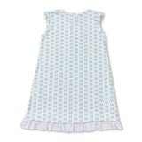 Sleeveless crab ruffle baby girls summer dresses