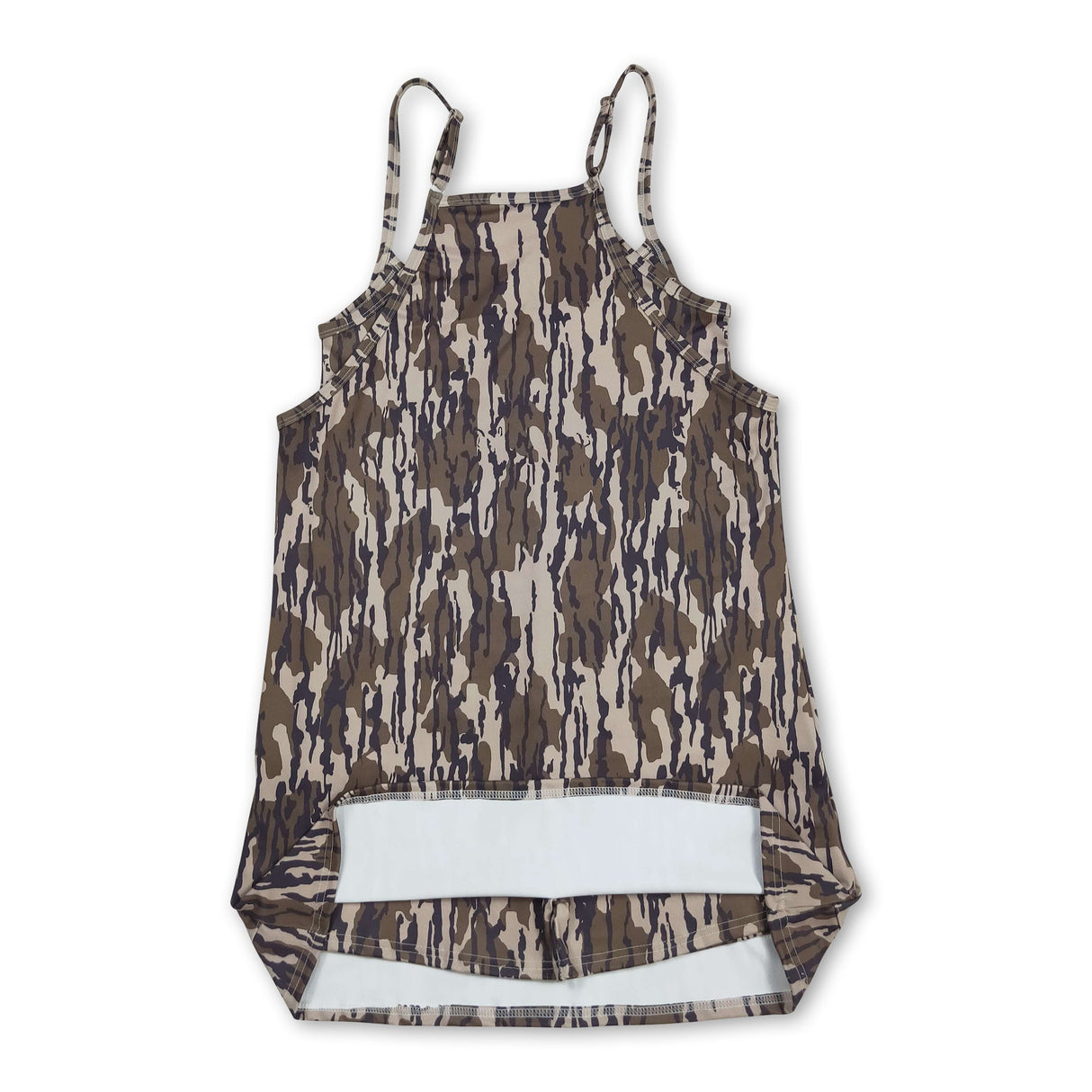 Bottomland camo straps adult women summer athletic dress