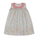 Sleeveless doll collar floral baby girls spring summer dress