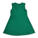 Sleeveless green ruffle kids girls summer athletic dress