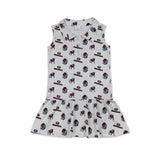 Sleeveless G dog kids girls summer team dresses