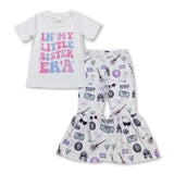 Little sister top bell bottom pants singer girls outfits