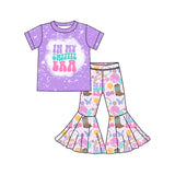 Lavender bleached top boots smile pants singer girls clothes