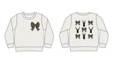 Long sleeves camo bow deer adult women shirt