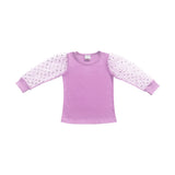 Long sleeves cotton kids girls shirt