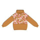 Long sleeves mustard pie floral girls Thanksgiving hoodie