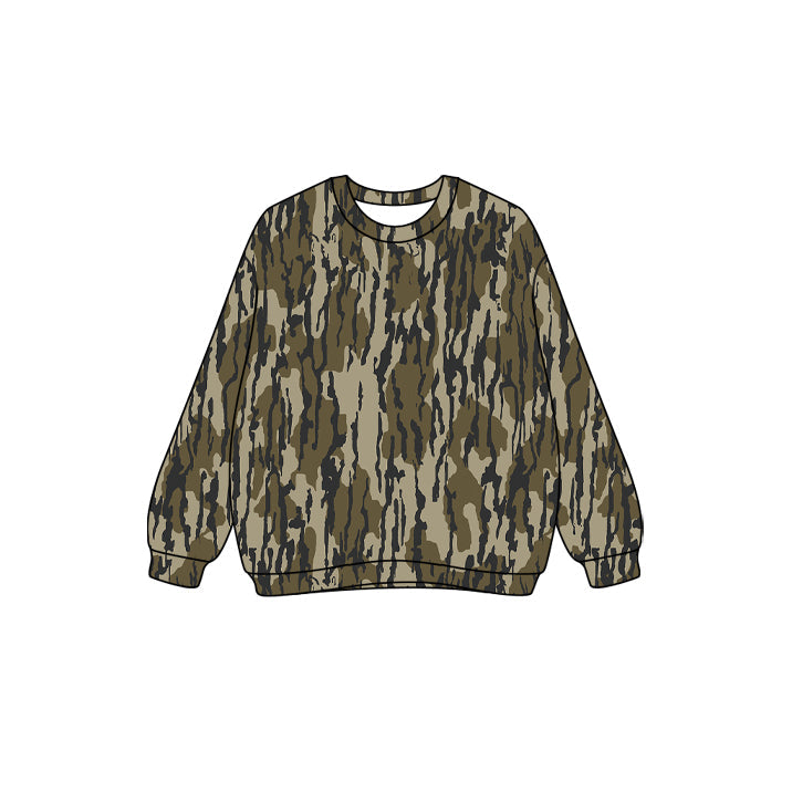 Long sleeves camo hunting adult women shirt