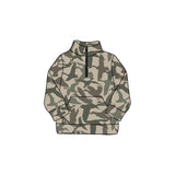 Long sleeves duck hunting kids girls zipper pullover