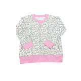 Pink bow long sleeves jolly baby girls Christmas top